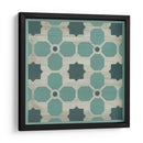 Verdigris Jardín Azulejo I - June Erica Vess | Cuadro decorativo de Canvas Lab