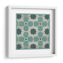 Verdigris Jardín Azulejo I - June Erica Vess | Cuadro decorativo de Canvas Lab