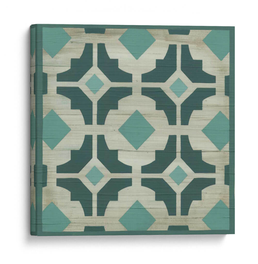 Verdigris Garden Tile Iii - June Erica Vess | Cuadro decorativo de Canvas Lab