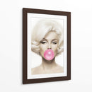 Marilyn Monroe bubblegum | Cuadro decorativo de Canvas Lab