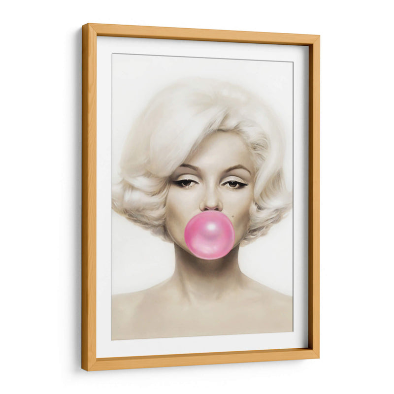 Marilyn Monroe bubblegum | Cuadro decorativo de Canvas Lab