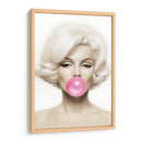Marilyn Monroe bubblegum | Cuadro decorativo de Canvas Lab