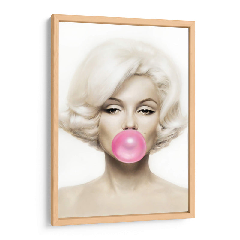 Marilyn Monroe bubblegum | Cuadro decorativo de Canvas Lab