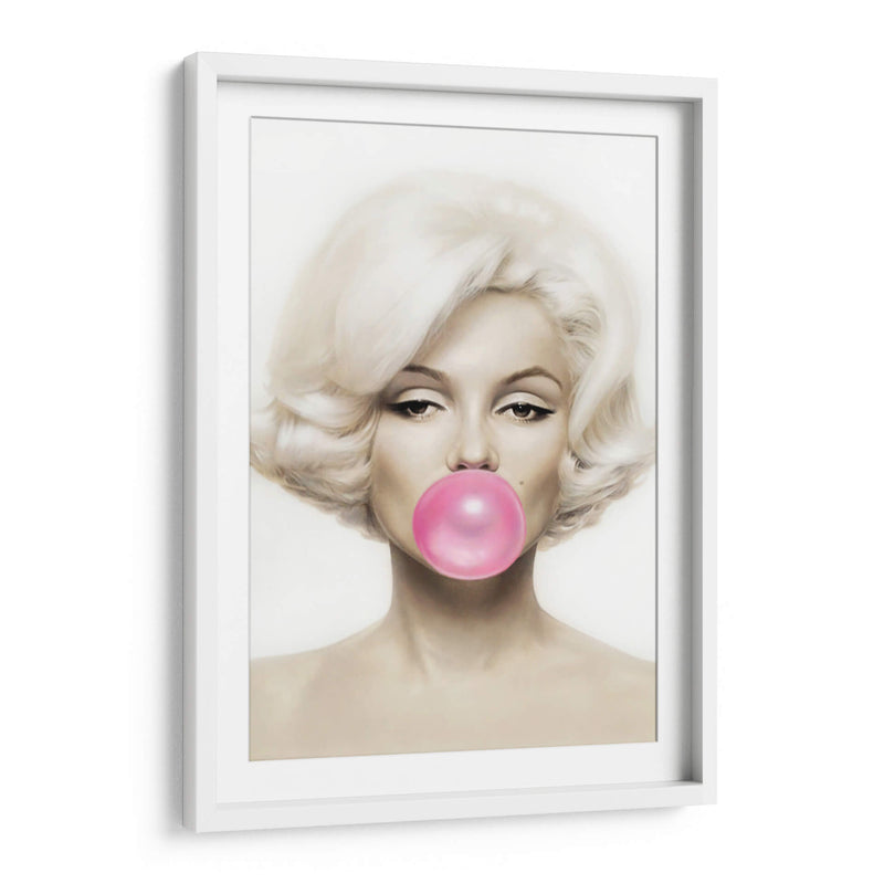 Marilyn Monroe bubblegum | Cuadro decorativo de Canvas Lab
