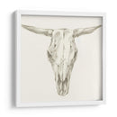 Soporte De Calavera Occidental Ii - Ethan Harper | Cuadro decorativo de Canvas Lab
