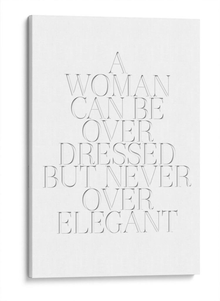 Never overelegant | Cuadro decorativo de Canvas Lab