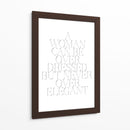 Never overelegant | Cuadro decorativo de Canvas Lab