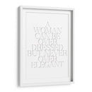 Never overelegant | Cuadro decorativo de Canvas Lab