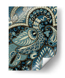 Peacock Indigo I - Chariklia Zarris | Cuadro decorativo de Canvas Lab