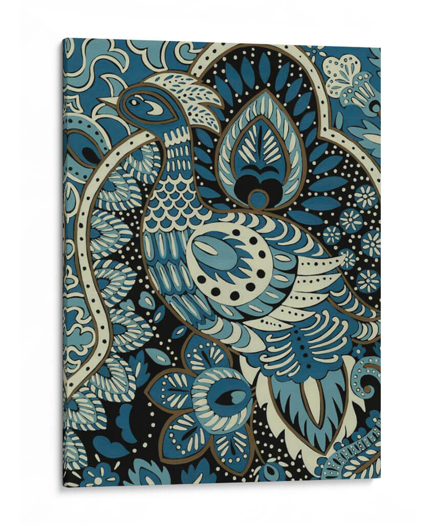 Peacock Indigo Ii - Chariklia Zarris | Cuadro decorativo de Canvas Lab