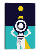 Noche con luna amarilla | Cuadro decorativo de Canvas Lab