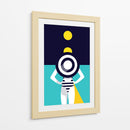 Noche con luna amarilla | Cuadro decorativo de Canvas Lab