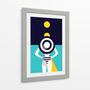 Noche con luna amarilla | Cuadro decorativo de Canvas Lab