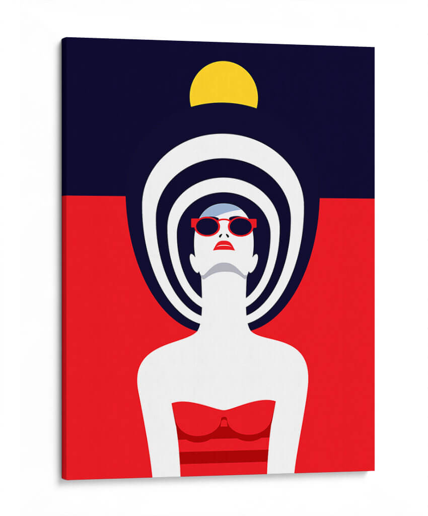 Oh Lala red | Cuadro decorativo de Canvas Lab