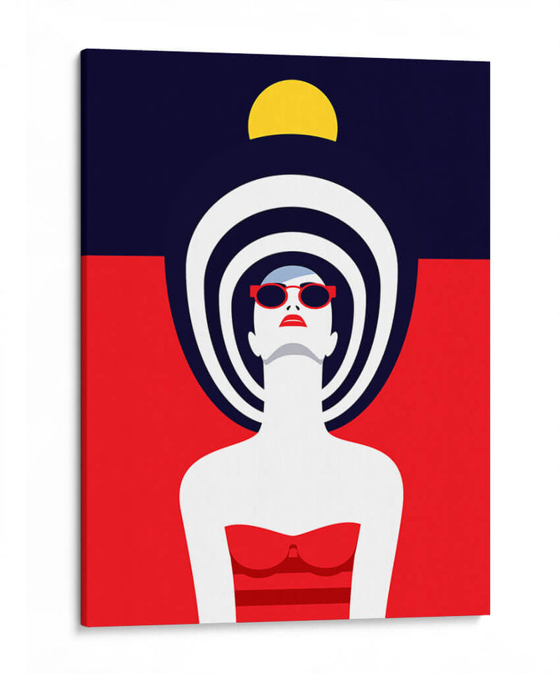 Oh Lala red | Cuadro decorativo de Canvas Lab