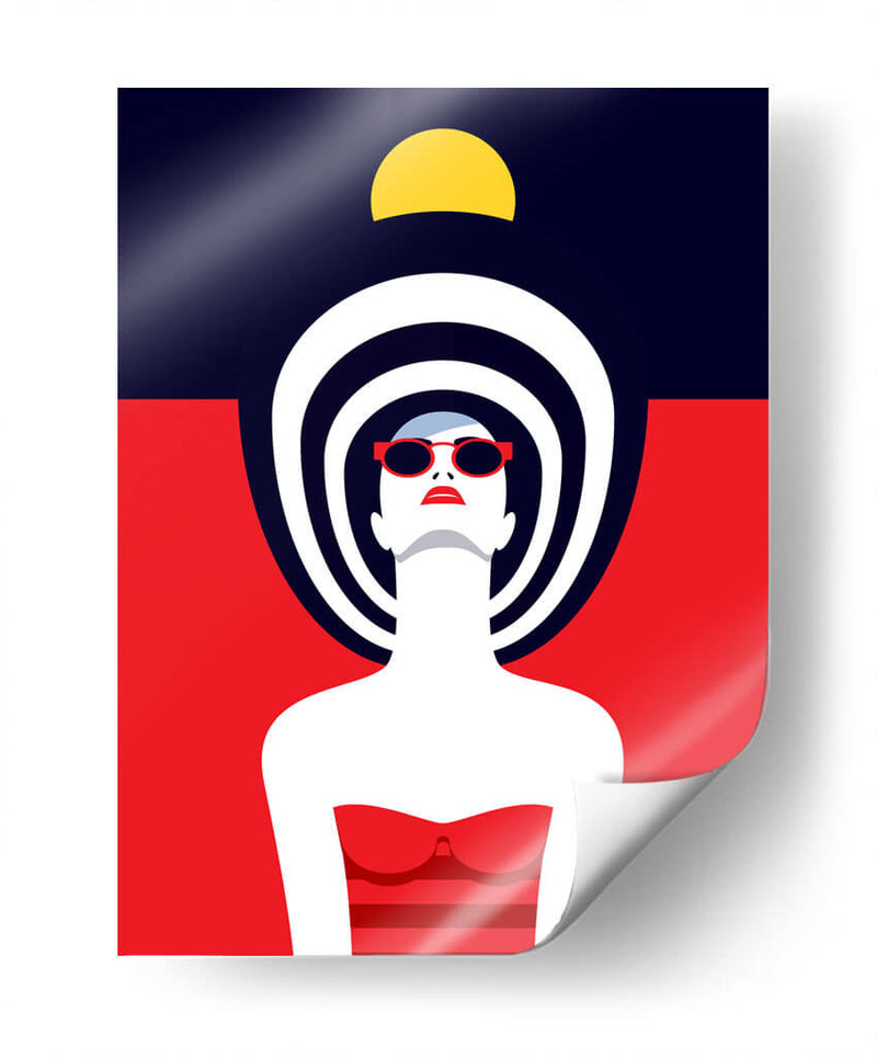 Oh Lala red | Cuadro decorativo de Canvas Lab