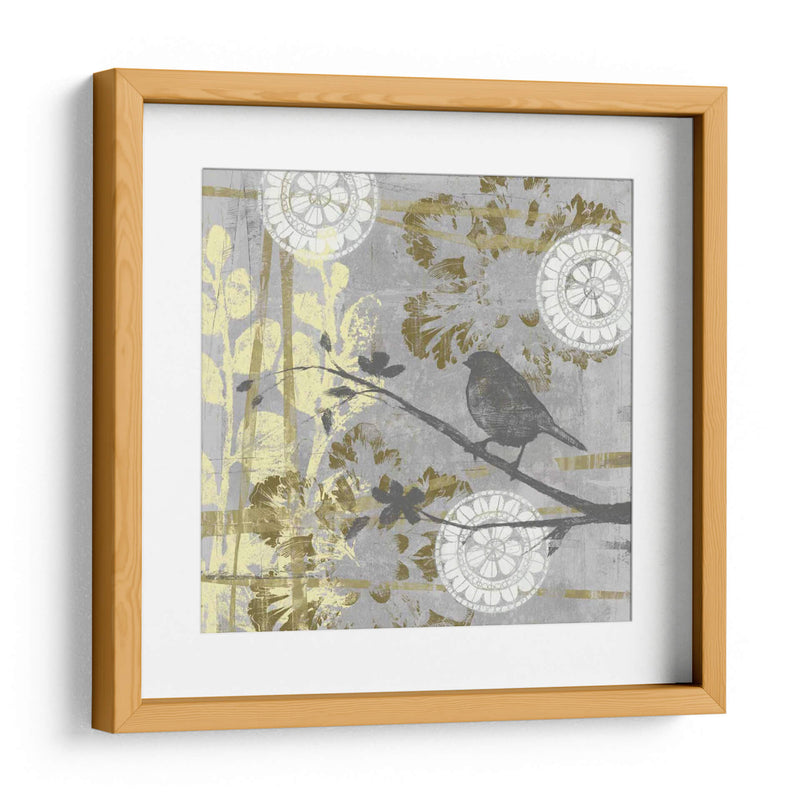 Pájaro Sereno Y Rama I - Jennifer Goldberger | Cuadro decorativo de Canvas Lab