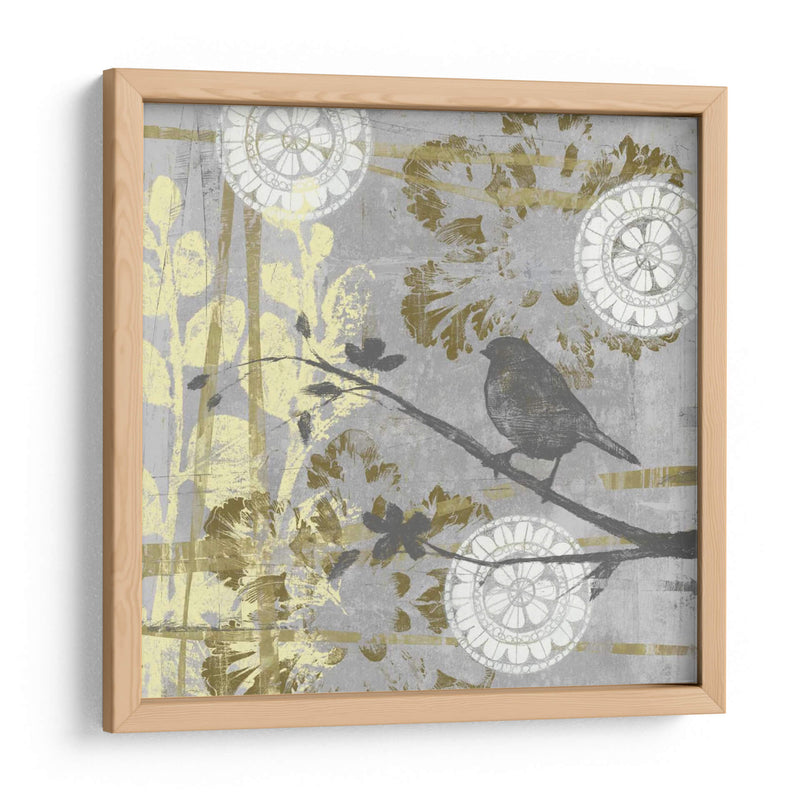 Pájaro Sereno Y Rama I - Jennifer Goldberger | Cuadro decorativo de Canvas Lab