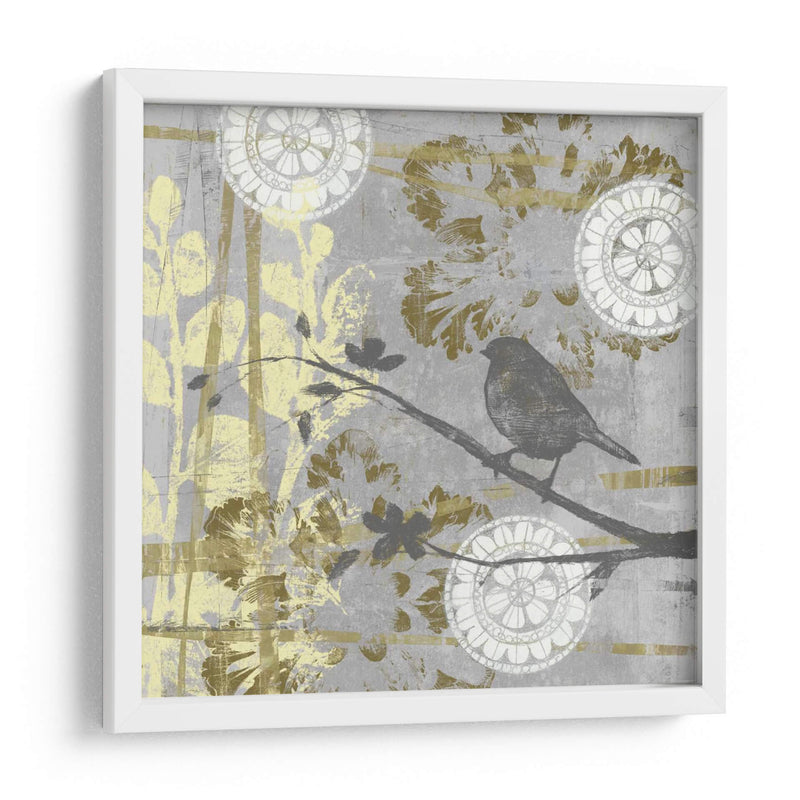 Pájaro Sereno Y Rama I - Jennifer Goldberger | Cuadro decorativo de Canvas Lab