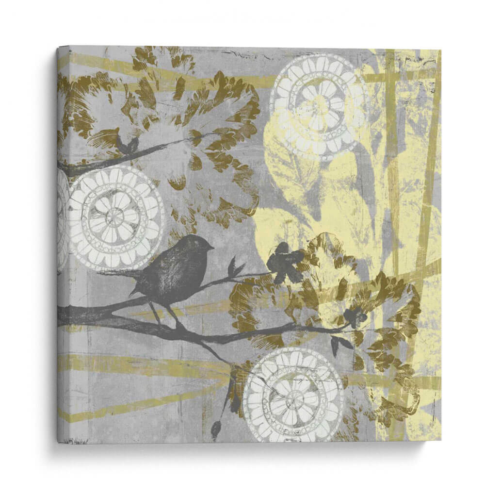 Pájaro Sereno Y Rama Ii - Jennifer Goldberger | Cuadro decorativo de Canvas Lab