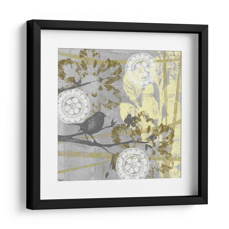 Pájaro Sereno Y Rama Ii - Jennifer Goldberger | Cuadro decorativo de Canvas Lab