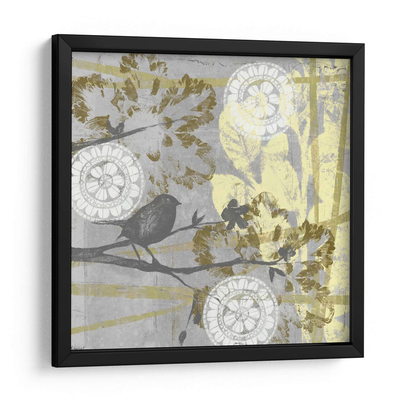 Pájaro Sereno Y Rama Ii - Jennifer Goldberger | Cuadro decorativo de Canvas Lab