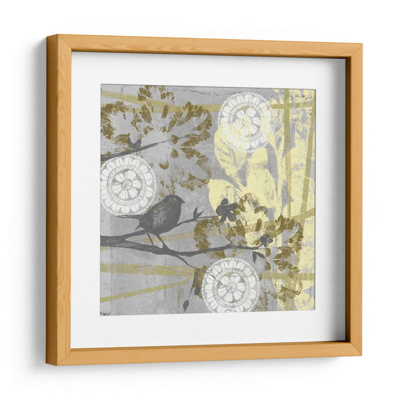 Pájaro Sereno Y Rama Ii - Jennifer Goldberger | Cuadro decorativo de Canvas Lab
