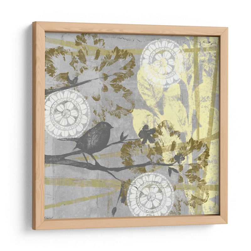 Pájaro Sereno Y Rama Ii - Jennifer Goldberger | Cuadro decorativo de Canvas Lab