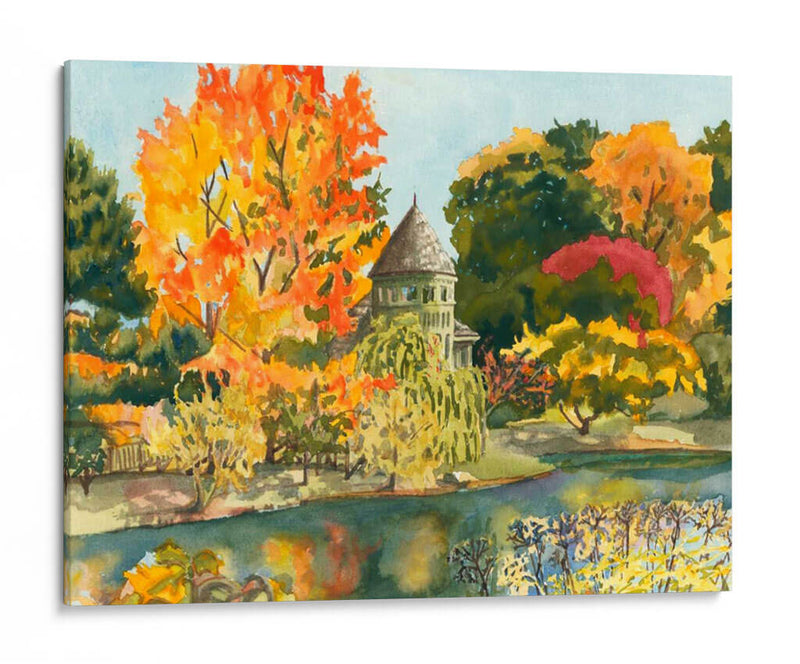 Plein Air Garden Ii - Dianne Miller | Cuadro decorativo de Canvas Lab