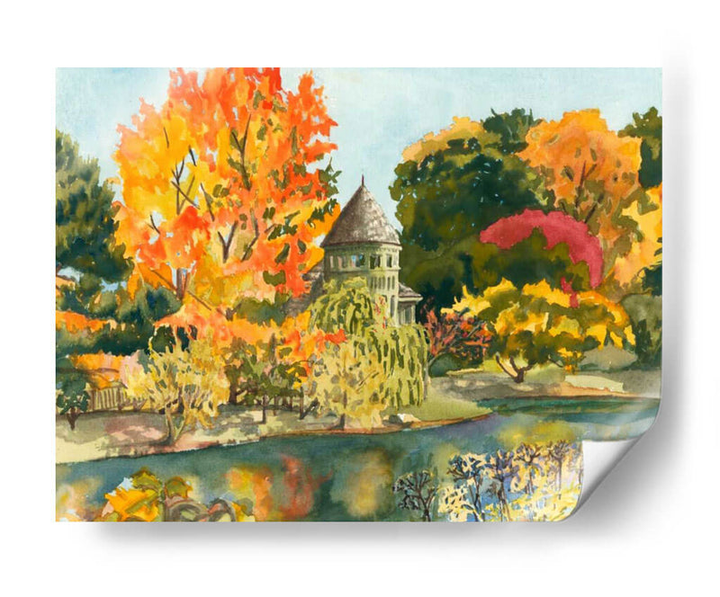 Plein Air Garden Ii - Dianne Miller | Cuadro decorativo de Canvas Lab