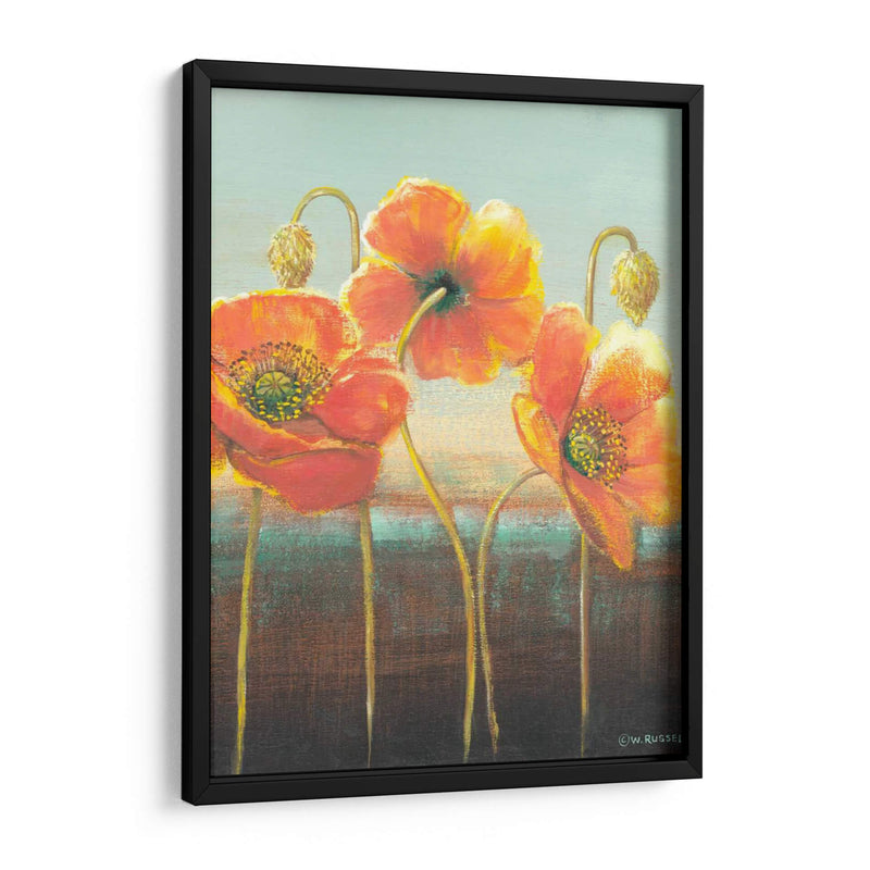 Poppy Tops Ii - Wendy Russell | Cuadro decorativo de Canvas Lab