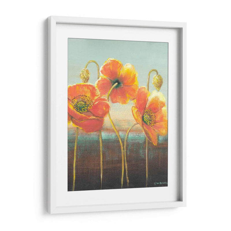 Poppy Tops Ii - Wendy Russell | Cuadro decorativo de Canvas Lab