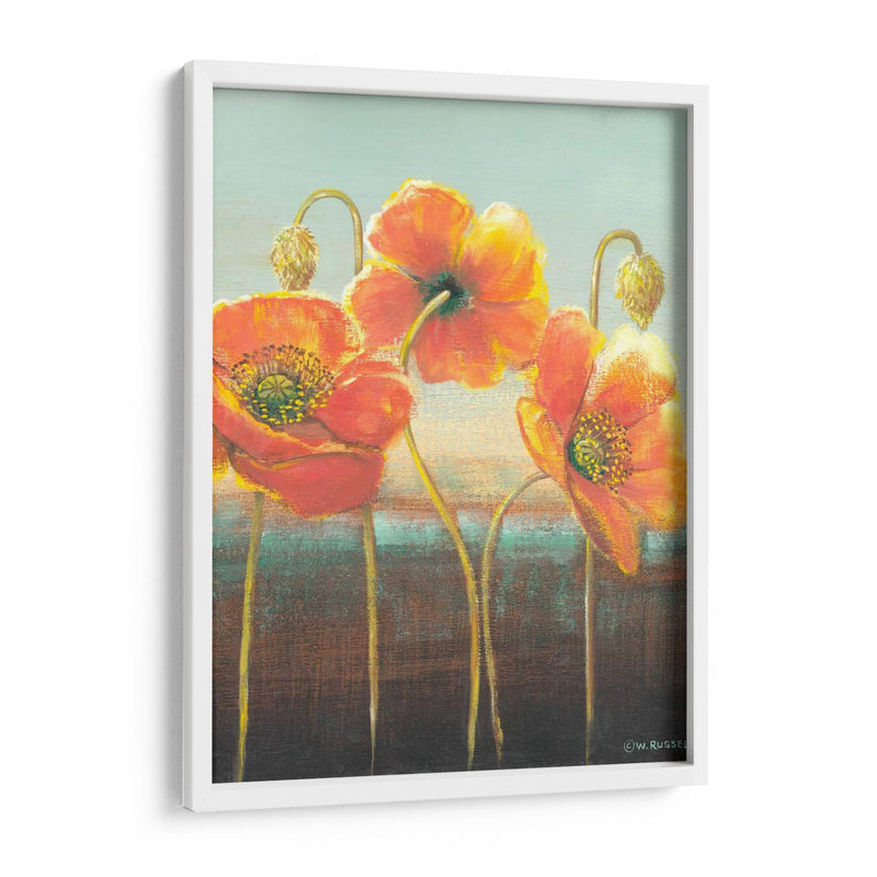 Poppy Tops Ii - Wendy Russell | Cuadro decorativo de Canvas Lab