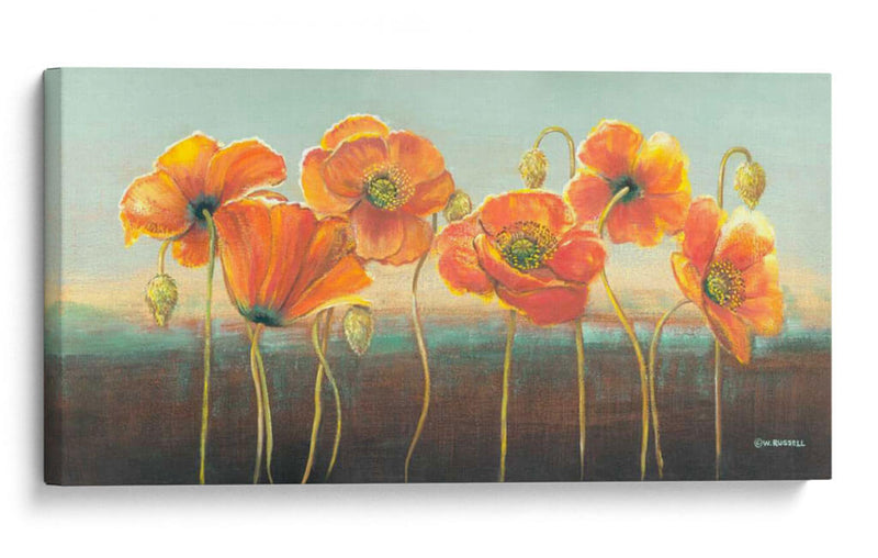 Poppy Tops Iii - Wendy Russell | Cuadro decorativo de Canvas Lab