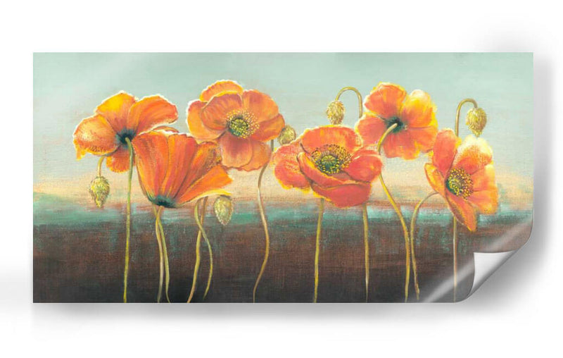 Poppy Tops Iii - Wendy Russell | Cuadro decorativo de Canvas Lab