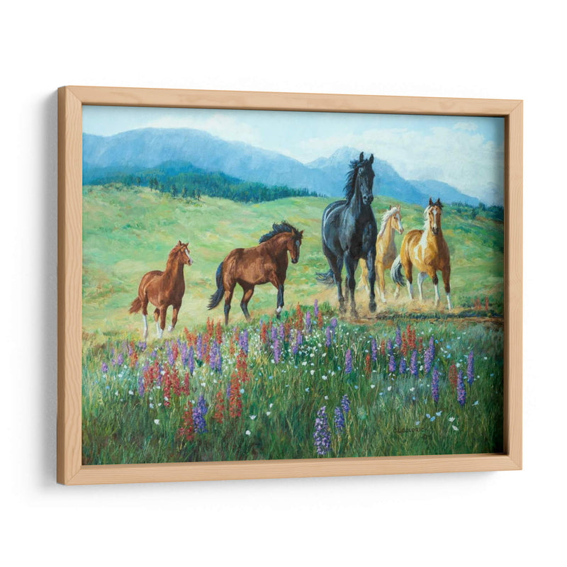 Sendero De Flores Silvestres - Claire Goldrick | Cuadro decorativo de Canvas Lab