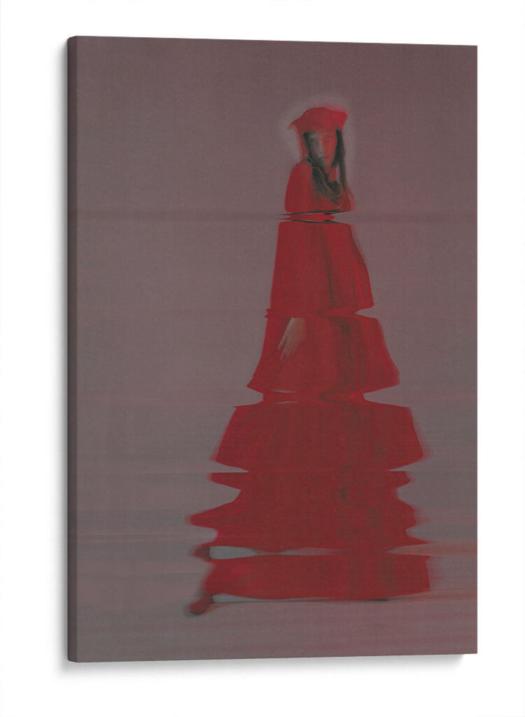 Red distortion | Cuadro decorativo de Canvas Lab