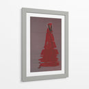 Red distortion | Cuadro decorativo de Canvas Lab