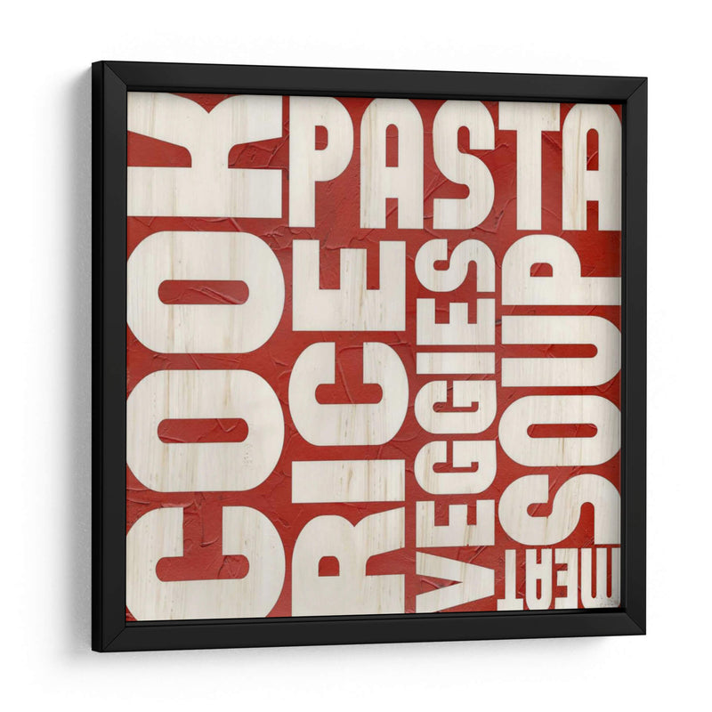 Kitsch De Cocina Pequeña V - June Erica Vess | Cuadro decorativo de Canvas Lab