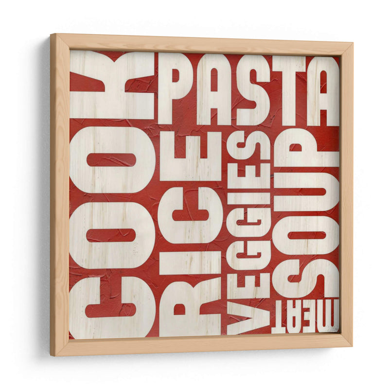 Kitsch De Cocina Pequeña V - June Erica Vess | Cuadro decorativo de Canvas Lab