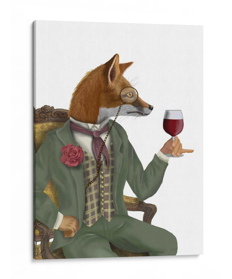 Tarsa De Vino Zorro, Retrato - Fab Funky | Cuadro decorativo de Canvas Lab