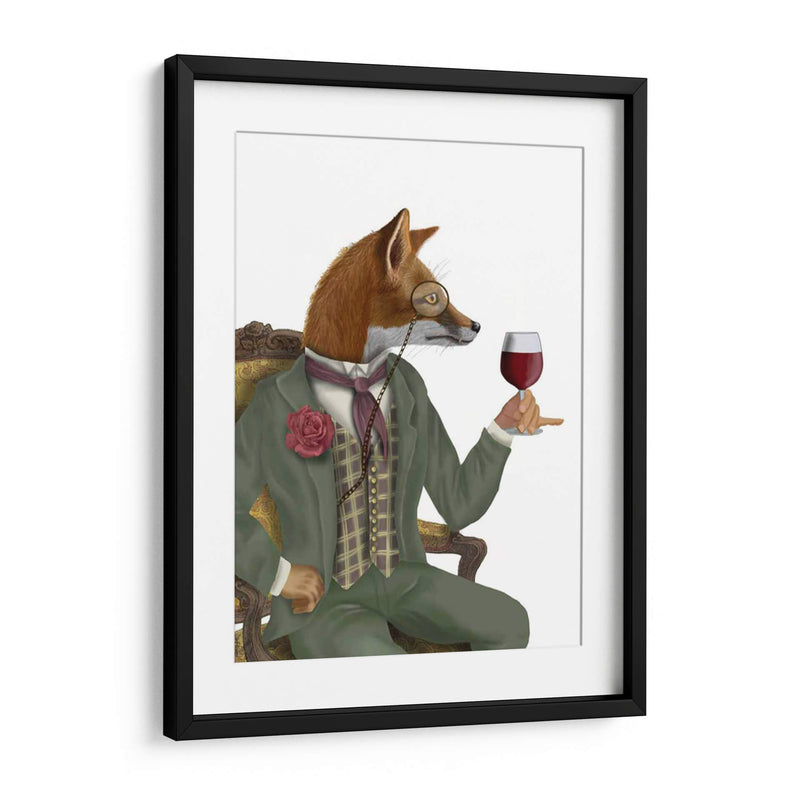 Tarsa De Vino Zorro, Retrato - Fab Funky | Cuadro decorativo de Canvas Lab
