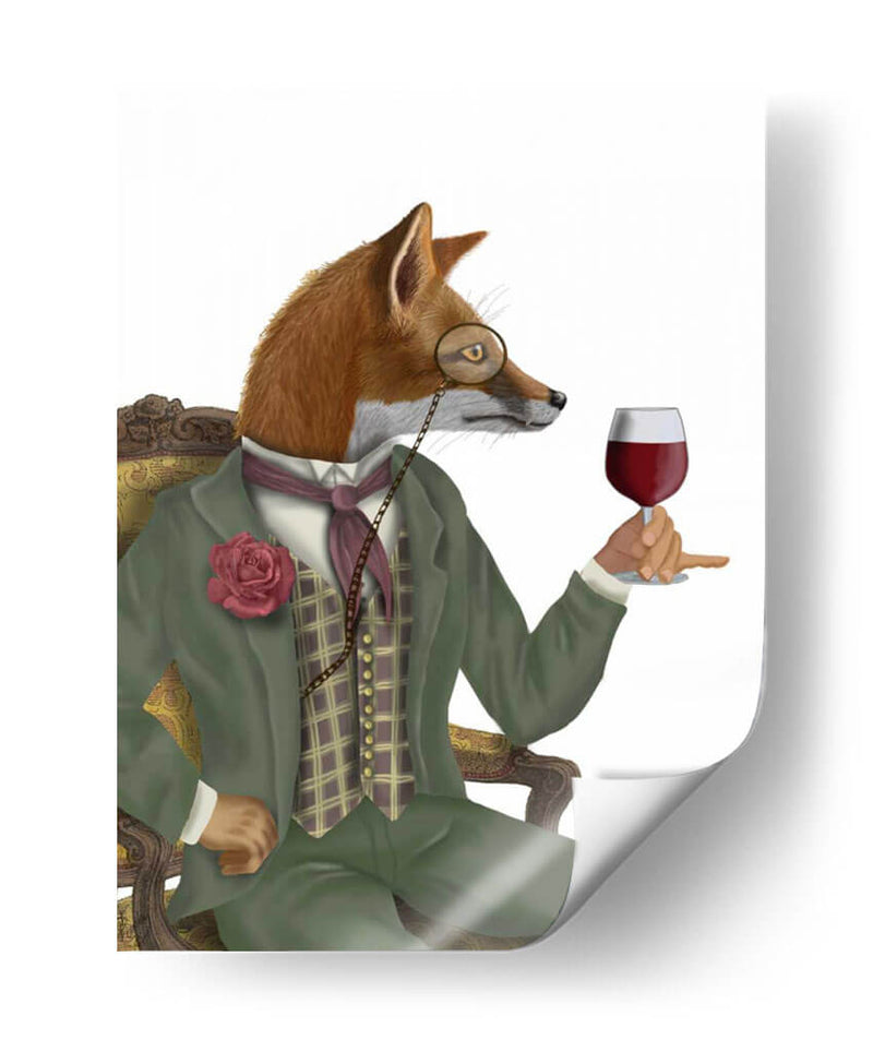 Tarsa De Vino Zorro, Retrato - Fab Funky | Cuadro decorativo de Canvas Lab