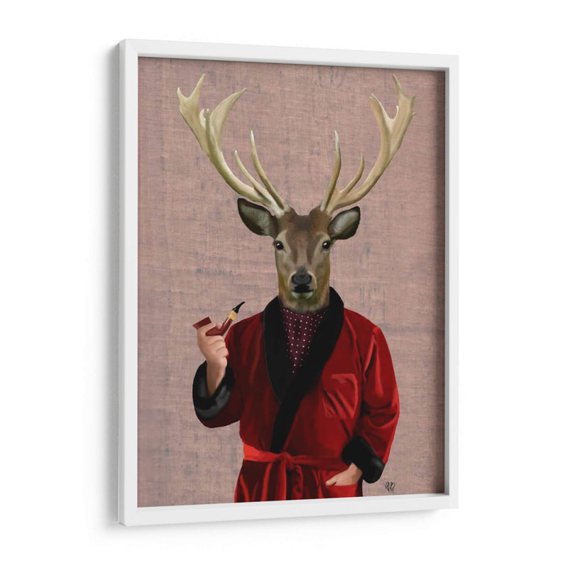 Ciervos En La Chaqueta De Fumar - Fab Funky | Cuadro decorativo de Canvas Lab