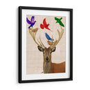 Ciervos Y Pájaros Nidos - Fab Funky | Cuadro decorativo de Canvas Lab
