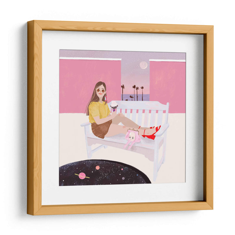 Spaced out fashionista | Cuadro decorativo de Canvas Lab