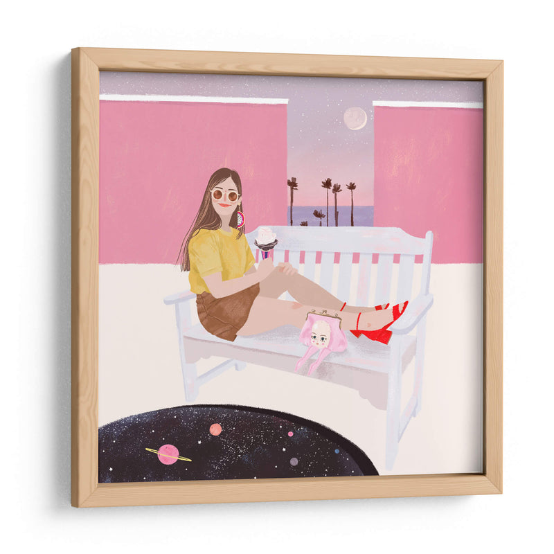 Spaced out fashionista | Cuadro decorativo de Canvas Lab