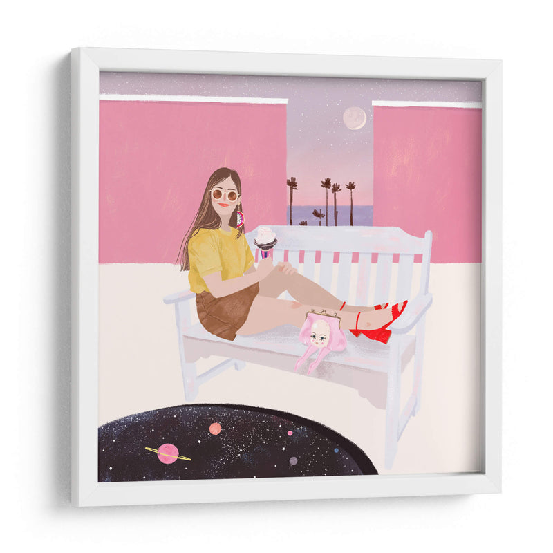 Spaced out fashionista | Cuadro decorativo de Canvas Lab