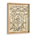 Bosquejo De Hierro Decorativo Ii - Megan Meagher | Cuadro decorativo de Canvas Lab