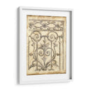 Bosquejo De Hierro Decorativo Ii - Megan Meagher | Cuadro decorativo de Canvas Lab